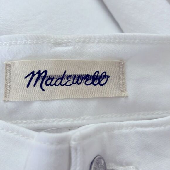 Madewell NWT Kick Out Crop Jeans Size 31 in Pure White - Picture 9 of 10